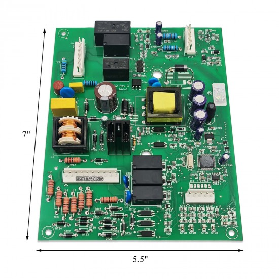 W10312695 W10312695B Motherboard Refrigerator for Whirlpool, Jenn-Air, Kenmore, Kitchen-Aid, May-tag, Amana, Dacor Refrigerators - 1 Year Warranty W10312695 W10312695B Motherboard Refrigerator for Whirlpool, Jenn-Air, Kenmore, Kitchen-Aid, May-tag, Amana, Dacor Refrigerators - 1 Year Warranty