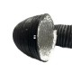 PVC Flexible Aluminum Black Covered Duct Hose 4 Inch 8 Feet For HVAC Ventilation and Exhaust - With 2 Cable Zip Ties PVC Flexible Aluminum Black Covered Duct Hose 4 Inch 8 Feet For HVAC Ventilation and Exhaust - With 2 Cable Zip Ties