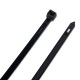 Cable Zip Ties 18 Inch Length 0.3 Inch Wide 130 lb - 100 Pack (Black)