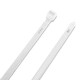 Cable Zip Ties 18 Inch Length 0.3 Inch Wide 130 lb - 100 Pack (White)