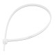Cable Zip Ties 18 Inch Length 0.3 Inch Wide 130 lb - 100 Pack (White)