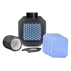 EzaVent Indoor Dryer Full Set Vent with 4 Filters, 8ft PVC - PVC Aluminium Duct Hose and Fittings - 1 Year Warranty (Black) EzaVent Indoor Dryer Full Set Vent with 4 Filters, 8ft PVC - PVC Aluminium Duct Hose and Fittings - 1 Year Warranty (Black)
