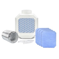 EzaVent Indoor Dryer Full Set Vent with 4 Filters, 8ft Aluminium Duct Hose and Fittings - 1 Year Warranty (White) EzaVent Indoor Dryer Full Set Vent with 4 Filters, 8ft Aluminium Duct Hose and Fittings - 1 Year Warranty (White)
